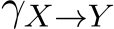  γX→Y