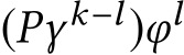 (Pγ k−l)φl