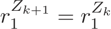 rZk+11 = rZk1