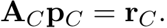  ACpC = rC.