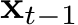  xt−1