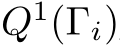  Q1(Γi)