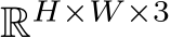 RH×W ×3