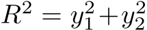  R2 = y21+y22