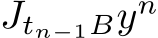 Jtn−1Byn