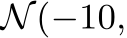  N(−10,