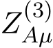  Z(3)Aµ 