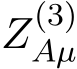  Z(3)Aµ