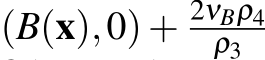 (B(x),0) + 2νBρ4ρ3