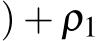 ) + ρ1