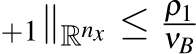 +1∥Rnx ≤ ρ1νB