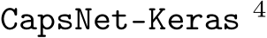  CapsNet-Keras 4