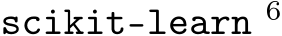  scikit-learn 6