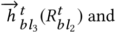 −→h tbl3(Rtbl2) and