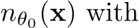  nθ0(x) with