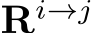  Ri→j