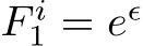  F i1 = eǫ