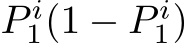  P i1(1 − P i1)