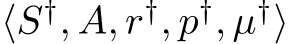  ⟨S†, A, r†, p†, µ†⟩