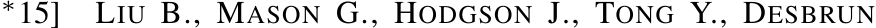 ∗15] LIU B., MASON G., HODGSON J., TONG Y., DESBRUN