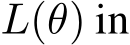  L(θ) in