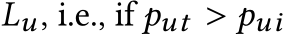  Lu, i.e., if put > pui