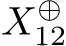  X⊕12