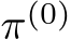  π(0)