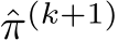  ˆπ(k+1)