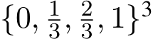 {0, 13, 23, 1}3