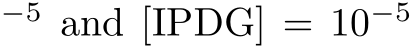 −5 and [IPDG] = 10−5