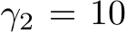 γ2 = 10