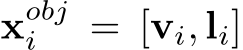  xobji = [vi, li]