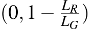 (0,1 − LRLG )