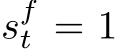 sft = 1