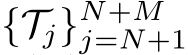 {Tj}N+Mj=N+1