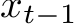  xt−1