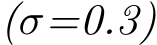  (σ=0.3)