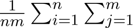 1nm�ni=1�mj=1