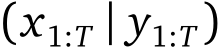 (x1:T | y1:T)