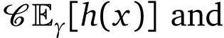 � �γ[h(x)] and