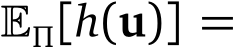  �Π[�h(u)] =