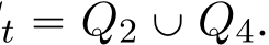 t “ Q2 Y Q4.