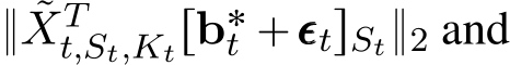  } ˜XTt,St,Ktrb˚t `ǫǫǫtsSt}2 and