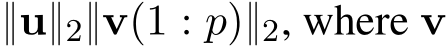  }u}2}vp1 : pq}2, where v