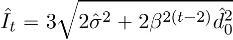 ˆIt “ 3b2ˆσ2 ` 2β2pt´2q ˆd20