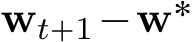  wt`1´w˚