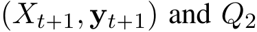  pXt`1, yt`1q and Q2