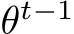  θt−1