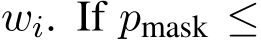  wi. If pmask ≤